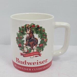Budweiser Clydesdale The World Renowned Christmas Holiday Stein Mug 2020